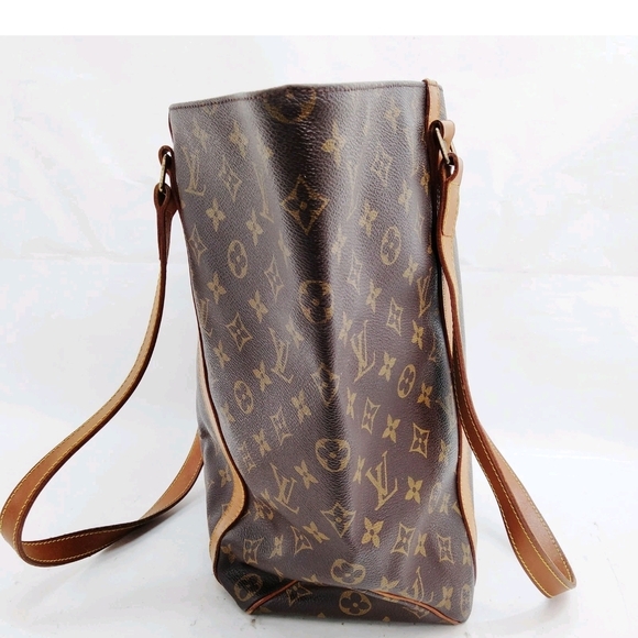 Louis Vuitton LV Shoulder Bag Sac Shopping Brown Monogram - Picture 4 of 7